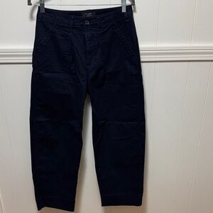 Banana republic Navy Barrel Chino Pants